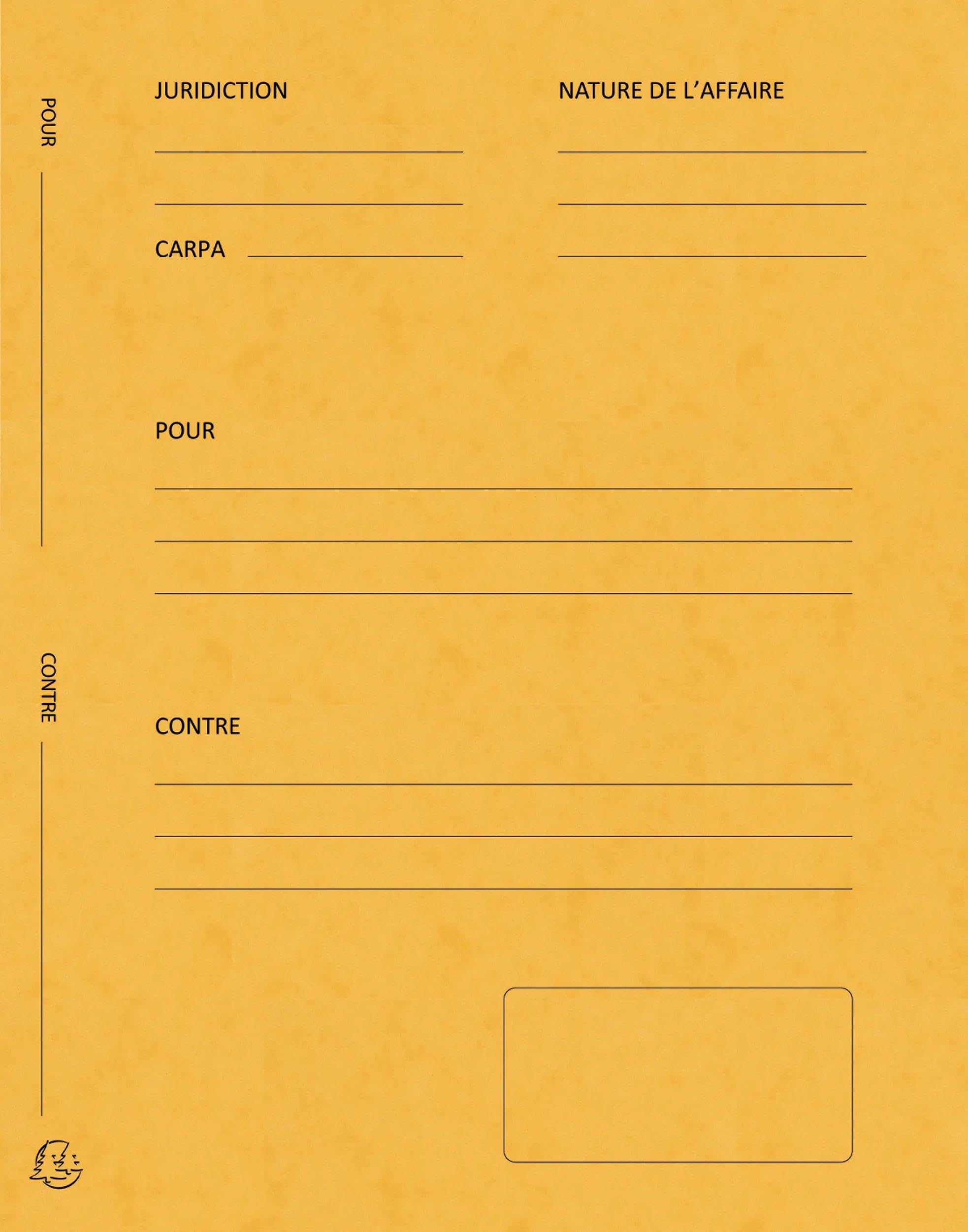 Image secondaire de Dossiers de Plaidoirie Assortis Exacompta - Pack de 125 Dossiers A4