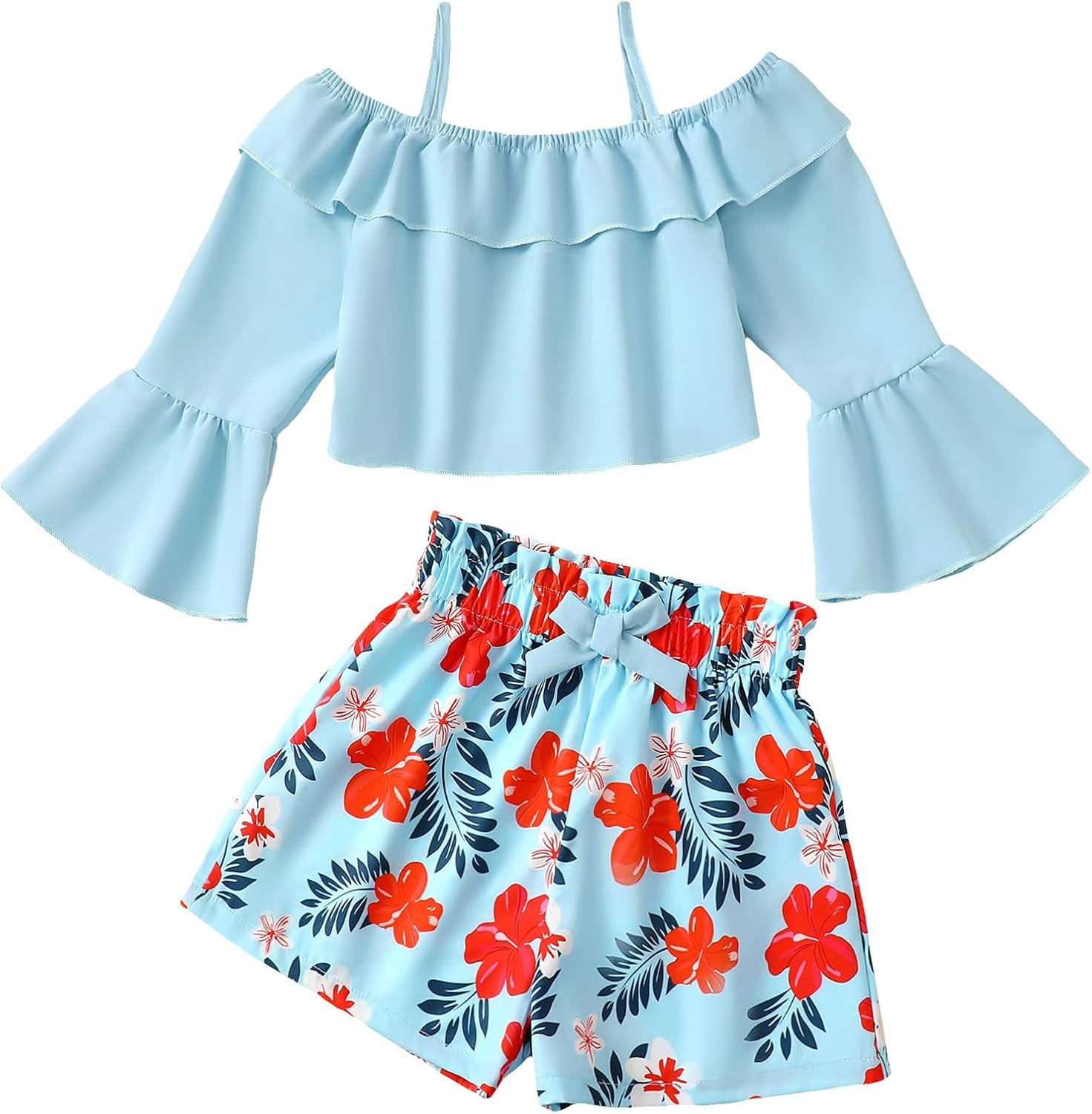 Girls Summer Clothes Piece Cute Outfits Kids Boho Kuwait Ubuy