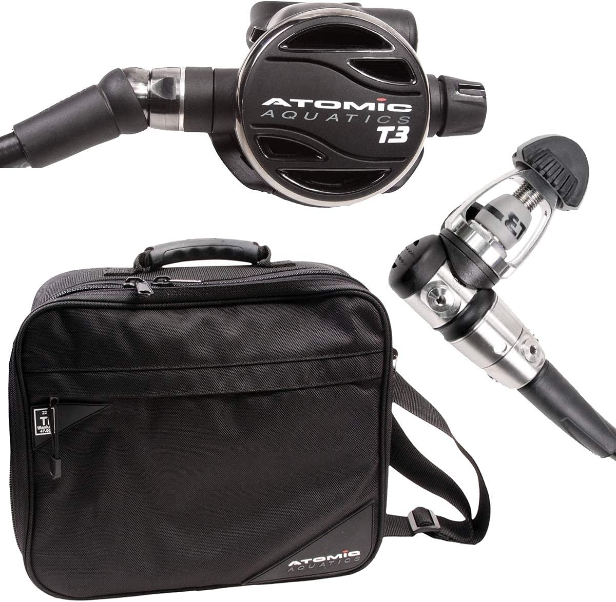 Atomic Aquatics T3 Titanium Swivel Sealed Regulator