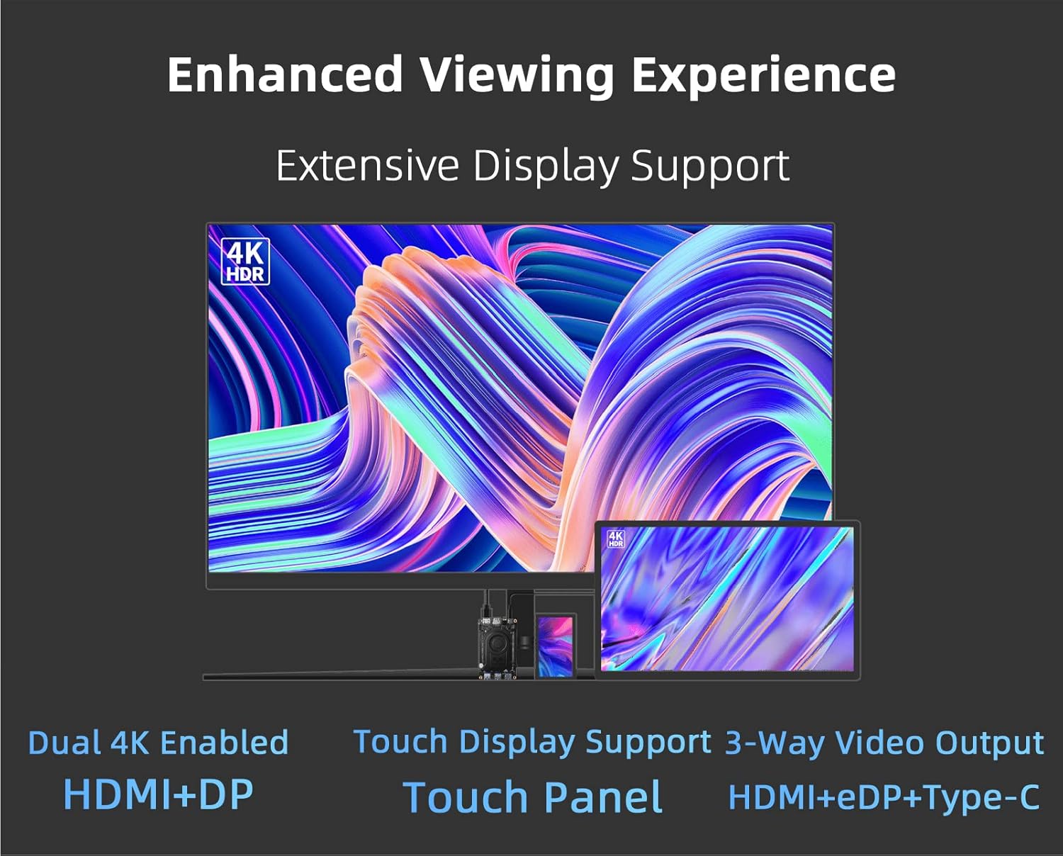 LattePanda 3 Delta 8GB/64GB LPDDR4 Mainboard Windows 10 Mini PC Single Board Computer for 4K HDR Video Suppprt Windows 11 and Linux (inactive Version)