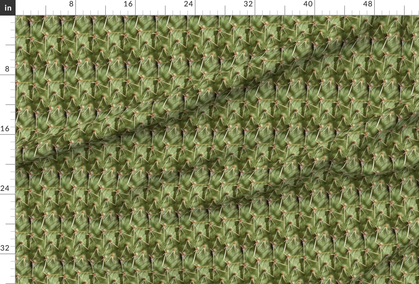 Spoonflower Fabric - Cactus Desert Southwestern Texas Wild West Green Plant Succulent Printed on Minky Fabric by The Yard - Sewing Baby Blankets Quilt Backing Plush