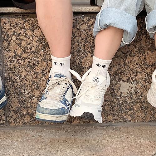 Miniatura 2 de 2 pares de divertidos calcetines magnéticos para parejas, calcetines de mano a mano, calcetines magnéticos de ojos grandes para amantes, amigos,