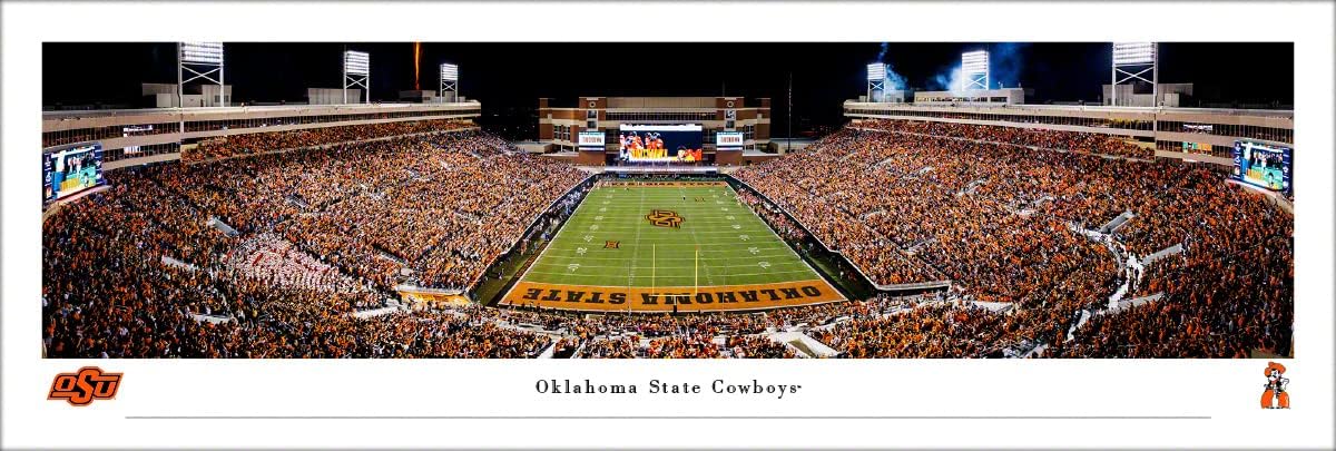 Oklahoma State Football - Panoramic Posters and Framed Pictures by Blakeway Panoramas