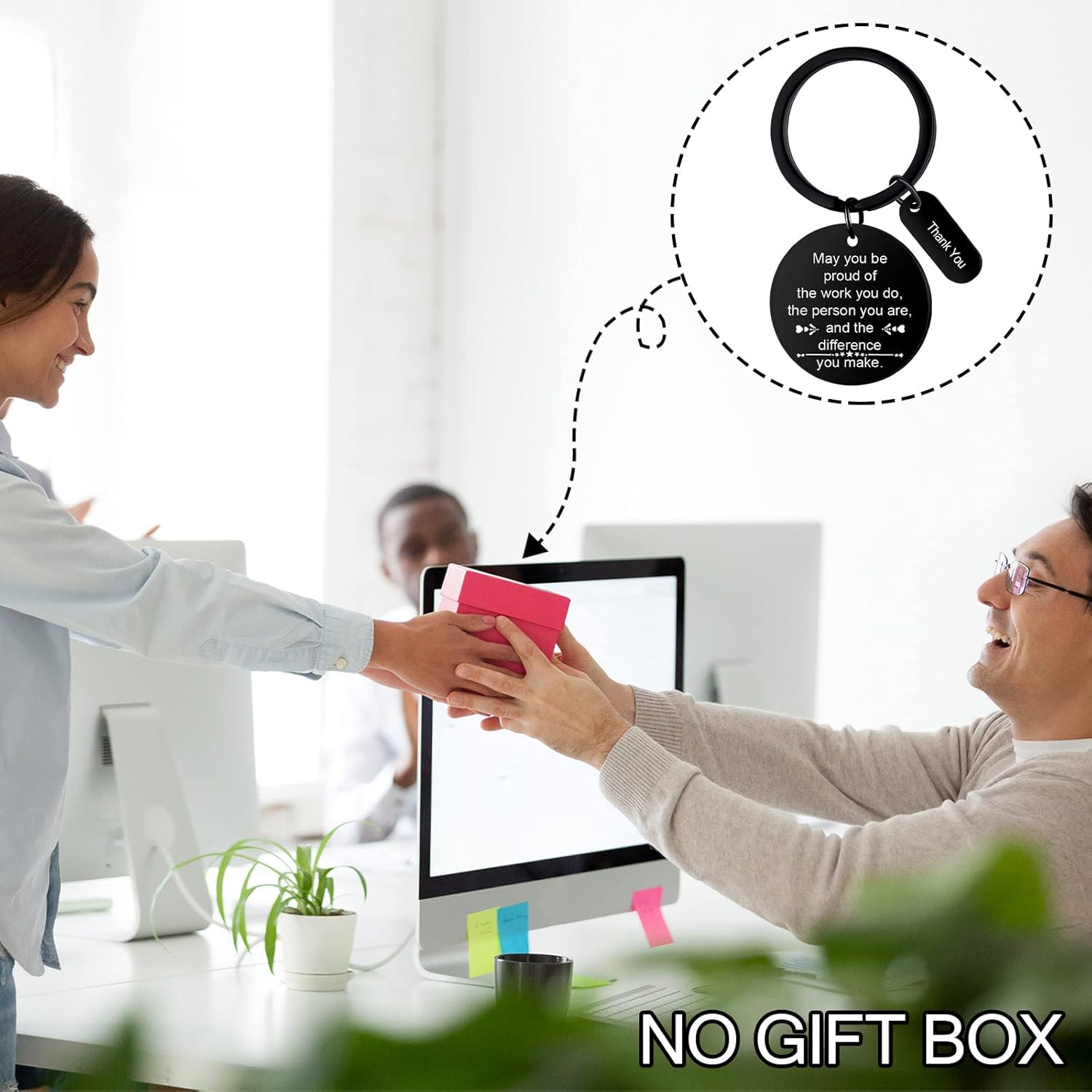 Rtteri 24 Pcsemployee Appreciation Keychain Gifts Bulk for Coworkers Thank You Gifts for Women Men Teacher Be Proud of The Work You Do Appreciation Keychains Bulk - Image 6