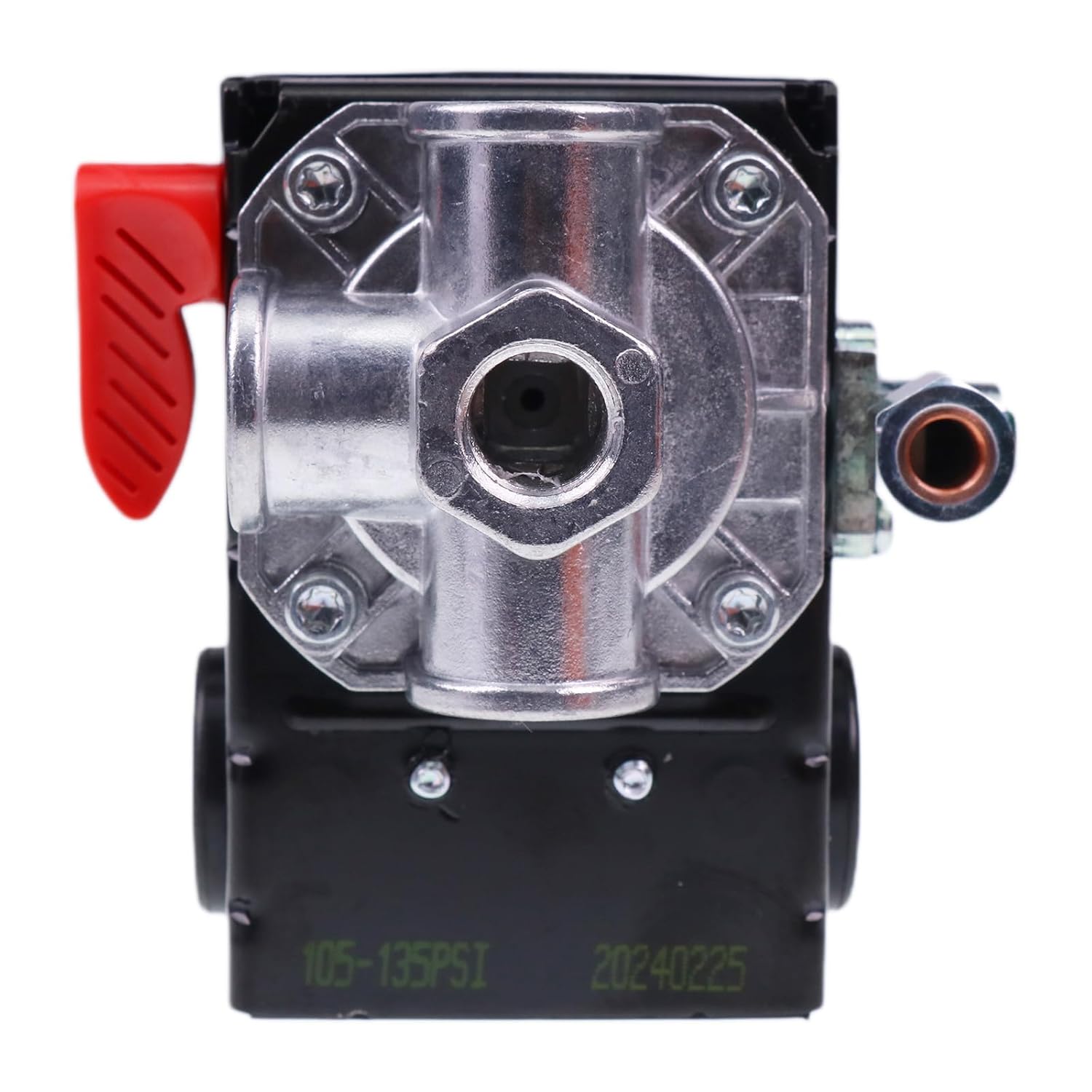 Pressure Switch 5140118-56 Z-D26611 Compatible for Porter Cable Craftsman Air Compressor 135/105 PSI 4 Port