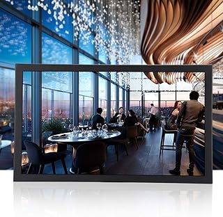 Monitor Portátil de 13,3 Polegadas 1080P FHD Monitor de Computador HDMI Monitor de Computador 1920 X 1080 TFT de Montagem na Parede Monitor de Computador 16:9 Mini Monitor de (plugue da ue)