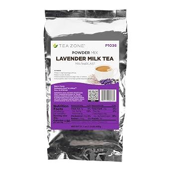 Tea Zone 1.32 lb Lavender Milk Tea Powder