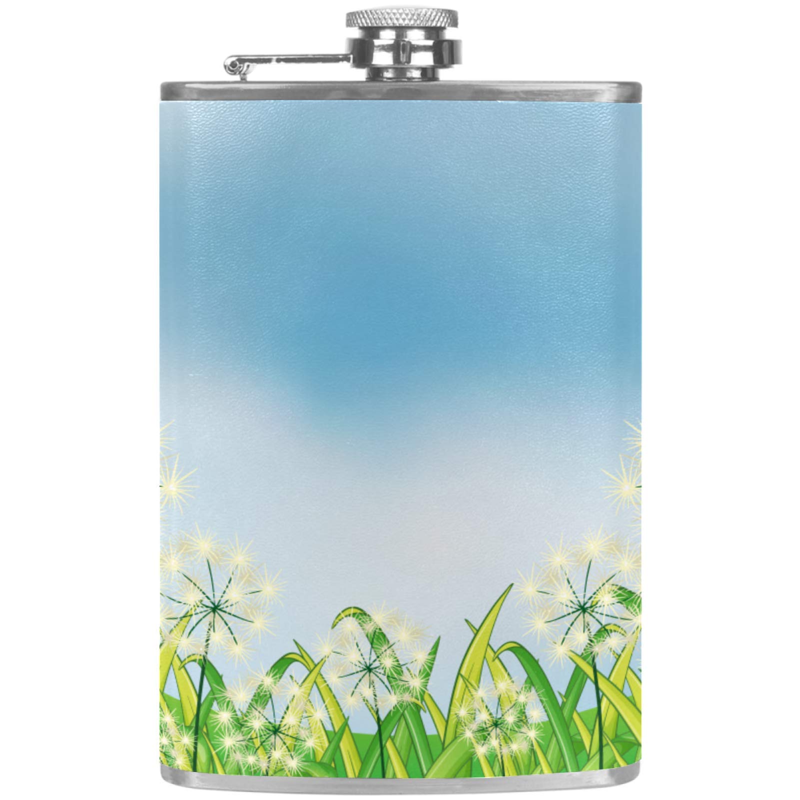 Flasque à whisky de poche étanche en cuir pour éviter les fuites en camping et pique-nique