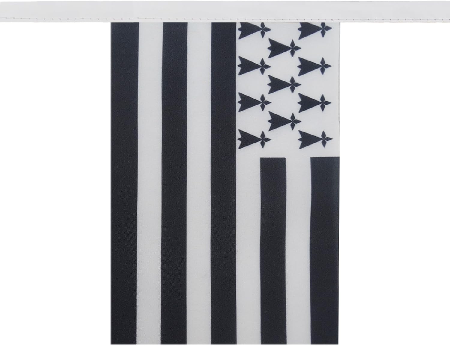 AZ FLAG Brittany 12 meters BUNTING Flag 20 flags 18'' x 12'' - French region of Bretagne STRING flags 30 x 45 cm