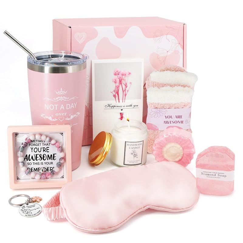 RIHYTFU Kit de presente com itens de banho e acessórios, Pacote com 10 itens