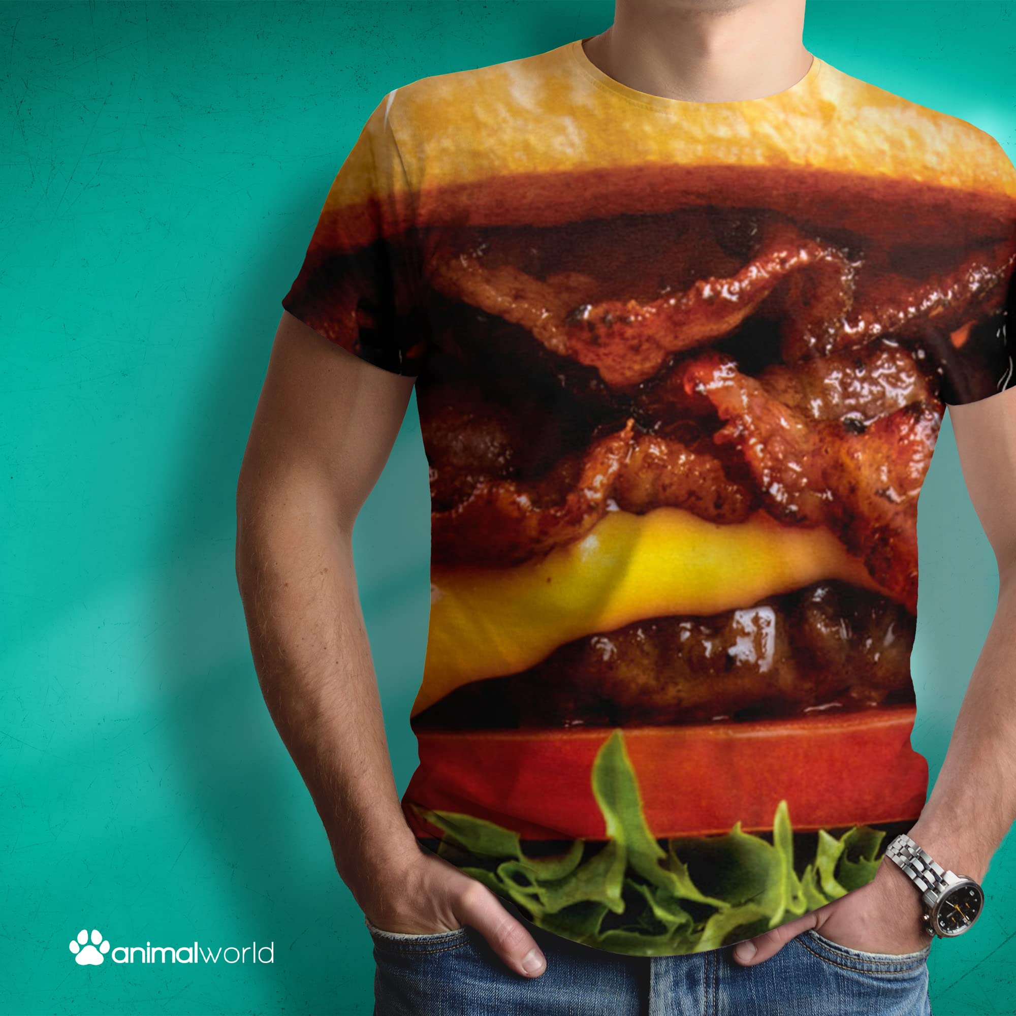 Old Glory - T-shirt - Uomo multicolore Small