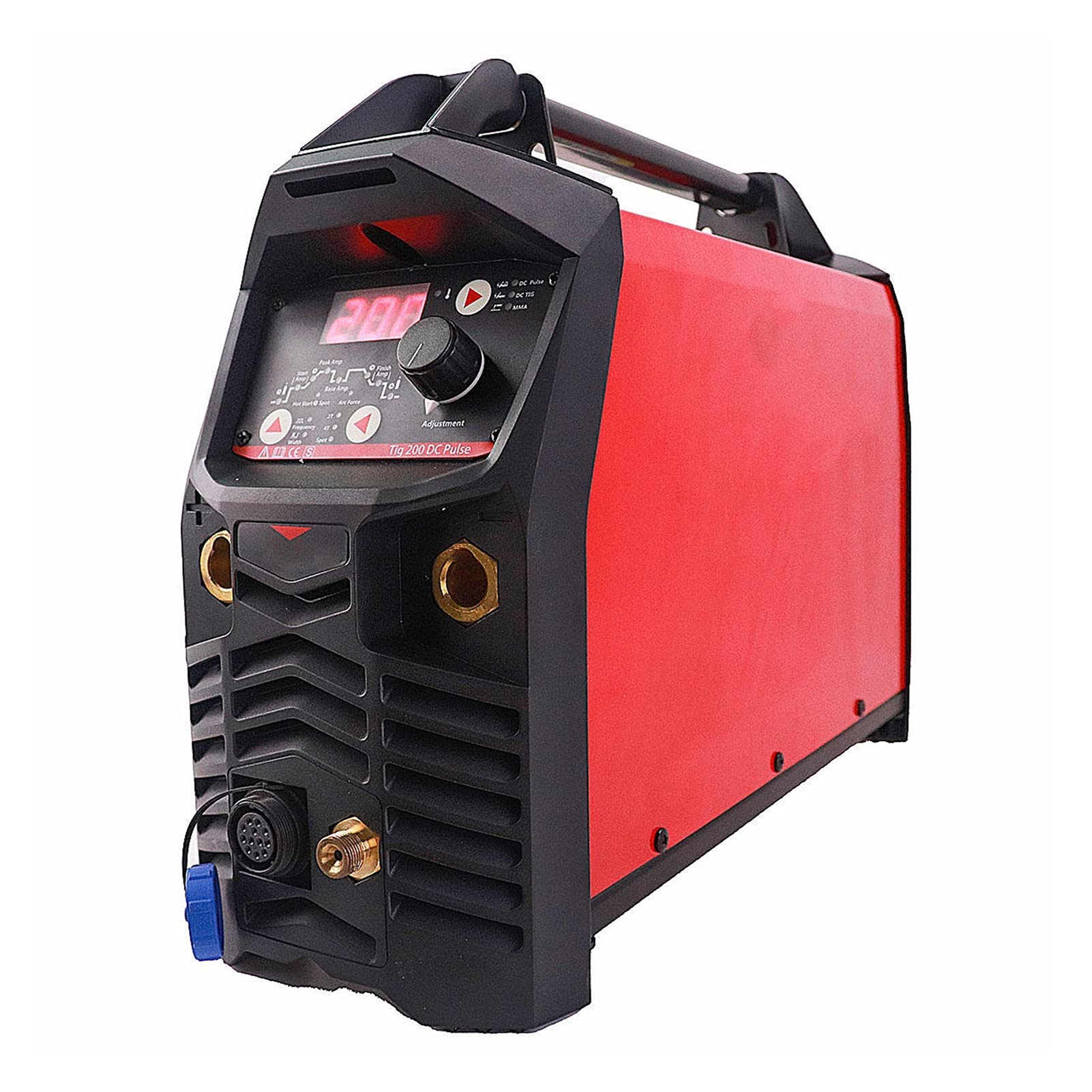 TIG 200A. Avvio a caldo for saldatrice a impulsi HF Antiontion Anti Stick Arc Force CE IGBT. Inverter. MMA. Saldatore,Ferramenta Industriale