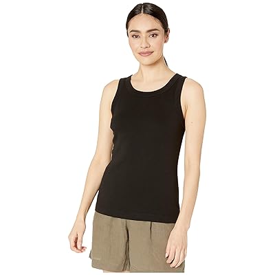 Michael Stars Paloma 1x1 Cotton Wide Binding Tank Top Women