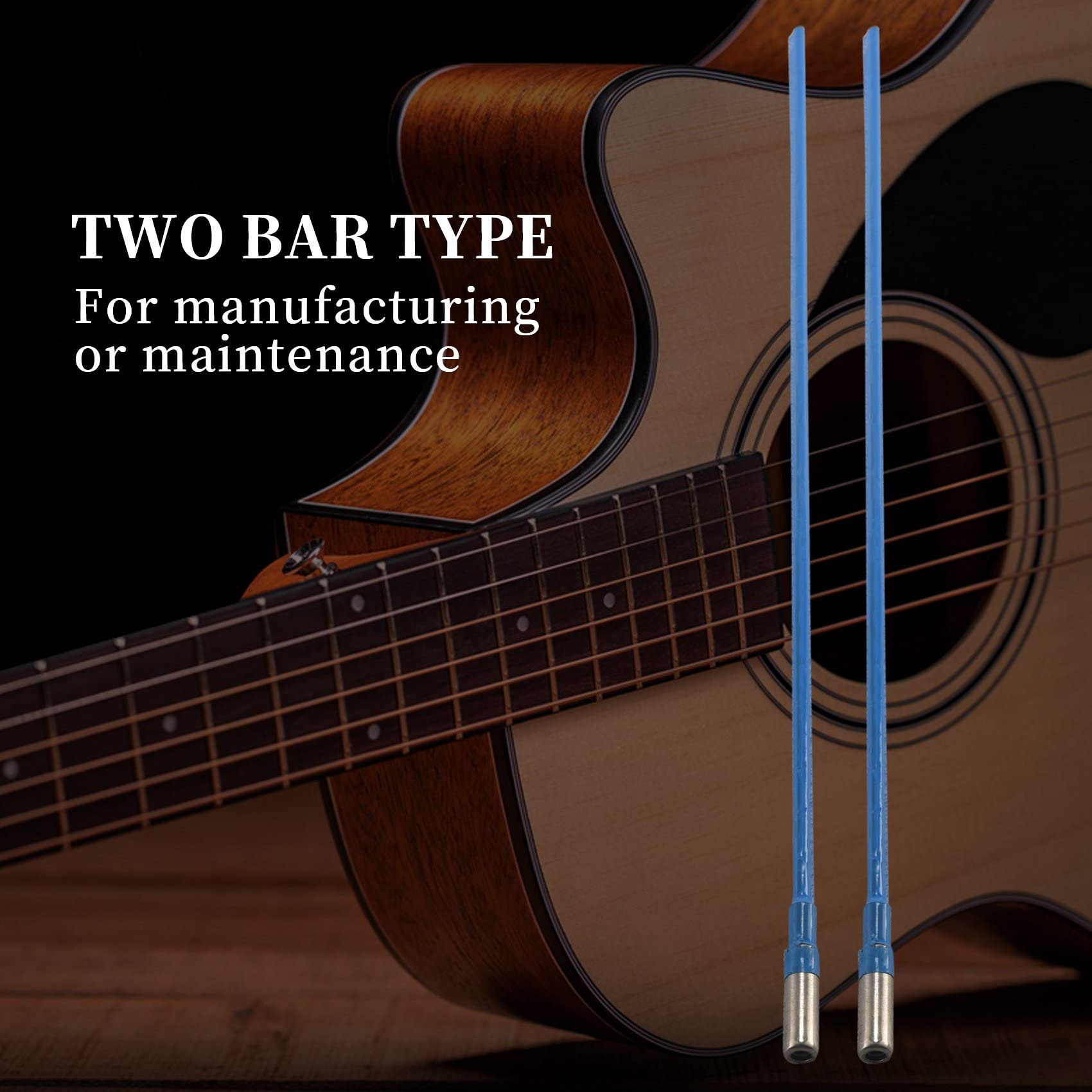 Truss Rod In Acciaio A Due Corsi Di Regolazione Per Parti Di Chitarra Elettrica Da 460 Mm~p124040384 - Foto 2