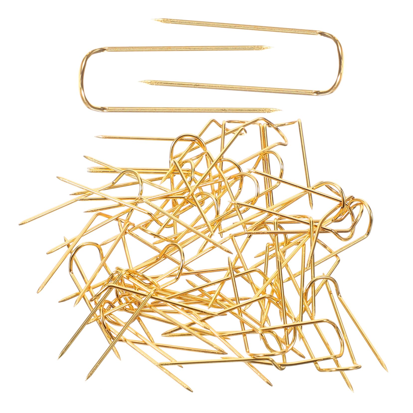 ULDIGI U-Shaped Pins for Sewing 50pcs Blocking Needles Hand Sewing Needles Set for Crafts Home