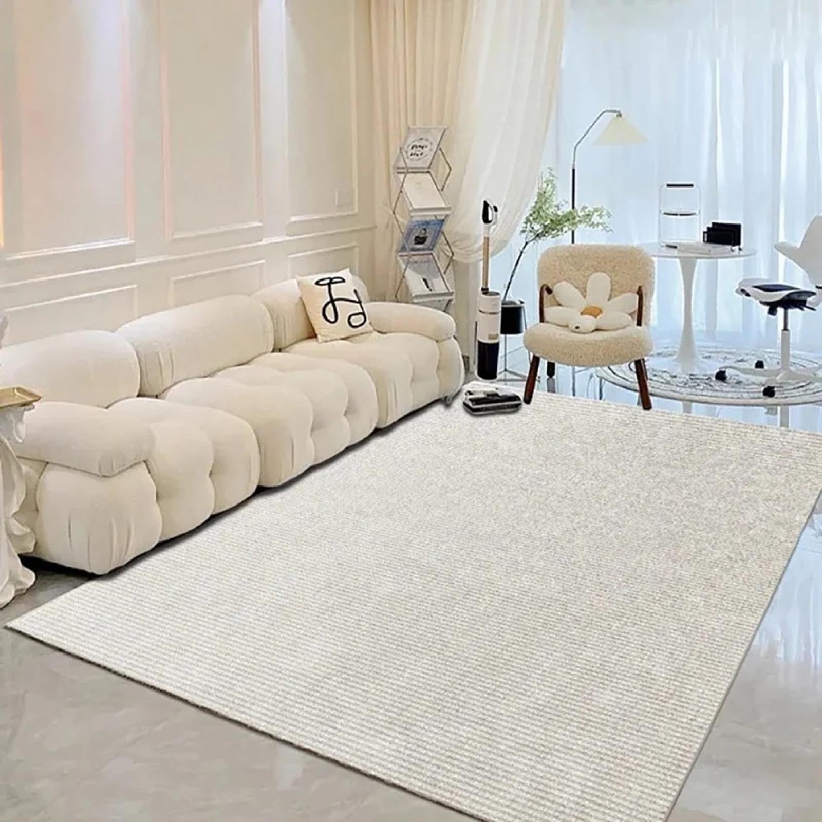 Tapis de salon en flanelle grand tapis de sol pour salon familial