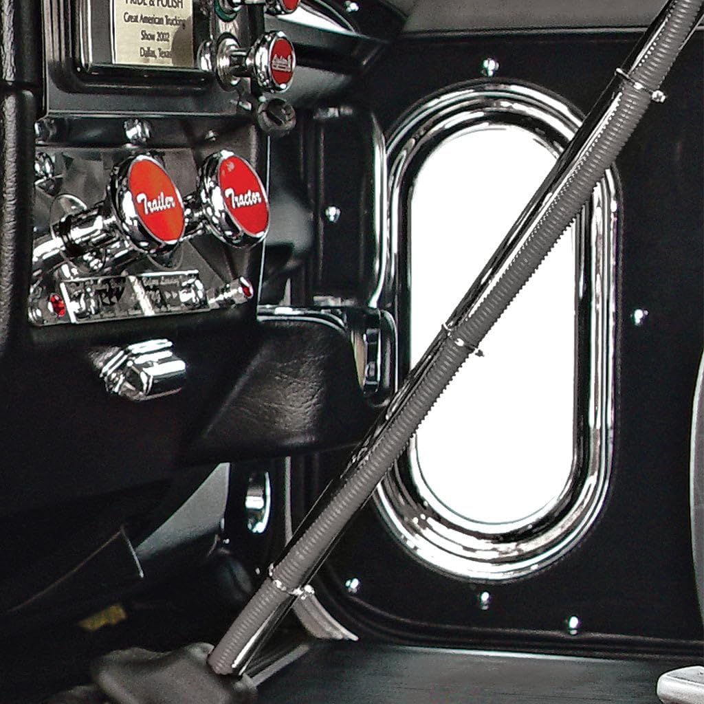 Chrome Interior View Window Trim, 1977-2004 Peterbilt 330, 335, 359, 377, 378, 379, Custom Upgrade