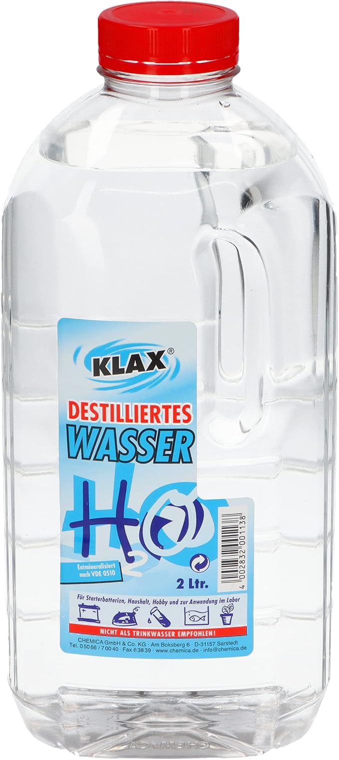Amazon.fr VENTON Eau distillée 2 l I Dessalée Déminéralisée Eau