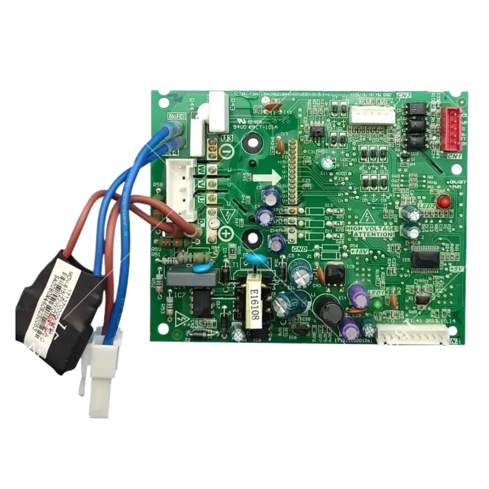Air Conditioner Control Board 17127000001241 ，Compatible For Midea， DCINV-FAN-15A(PS219A4) Circuit PCB Inverter Assembly