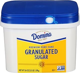 Domino Granulated Pure Cane Sugar, 3.5 LB Easy Baking Tub