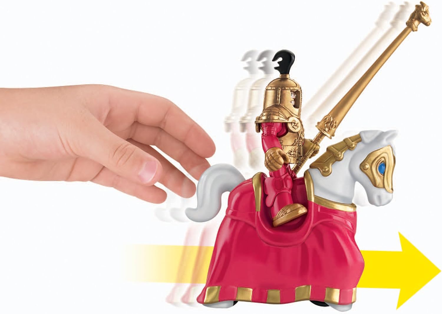 Replacement Parts For Fisher-Price Imaginext Royal Crusader's Dragon Playset (HCG50) - Figure, Helmet, Sword - View #4