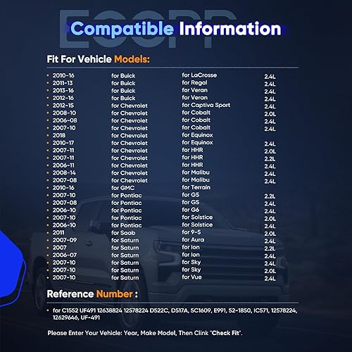 Vista 1290 de ECCPP Bobinas de encendido portátiles de repuesto para automóvil compatibles con Infiniti I30/para Nissan Maxima 3.0L V6 2000-2001 Reemplazo