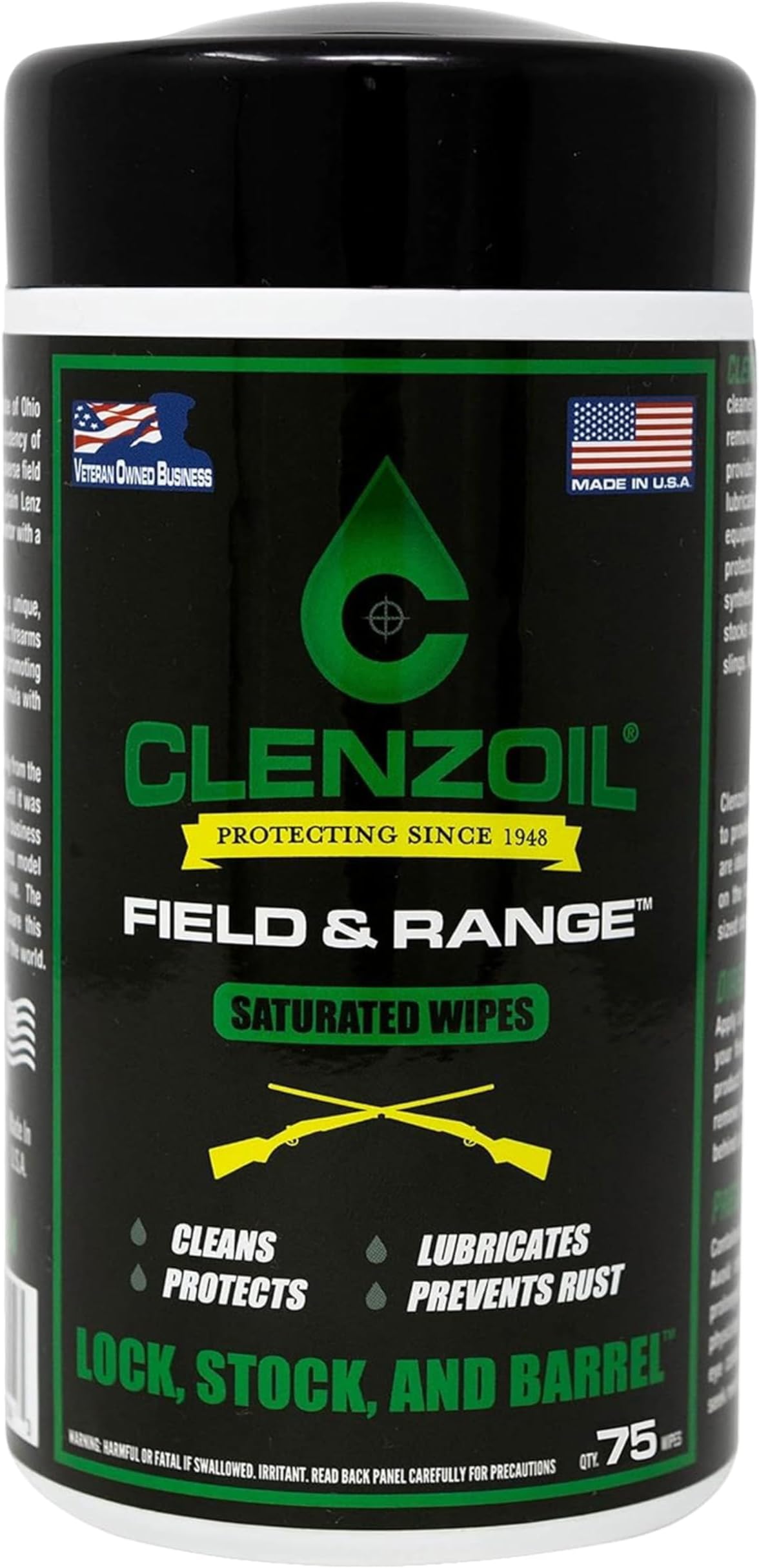 Clenzoil Field & Range Saturated Wipes