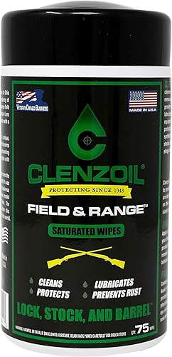 Vista 9 de CLENZOIL Field & Range Single-Use Saturated Gun Oil Wipe Packets Individual CLP Wipes One-Step Gun Cleaning Oil & Lubricant Field Wipes for