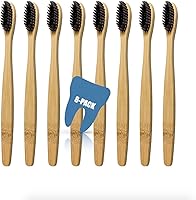 Vista 4 de Dientes limpios. Conciencia limpia. Cepillo de dientes de bambú, sin BPA. Orgánico. Ecológico. Natural. Compostable. Vegano. 100% biodegradable.