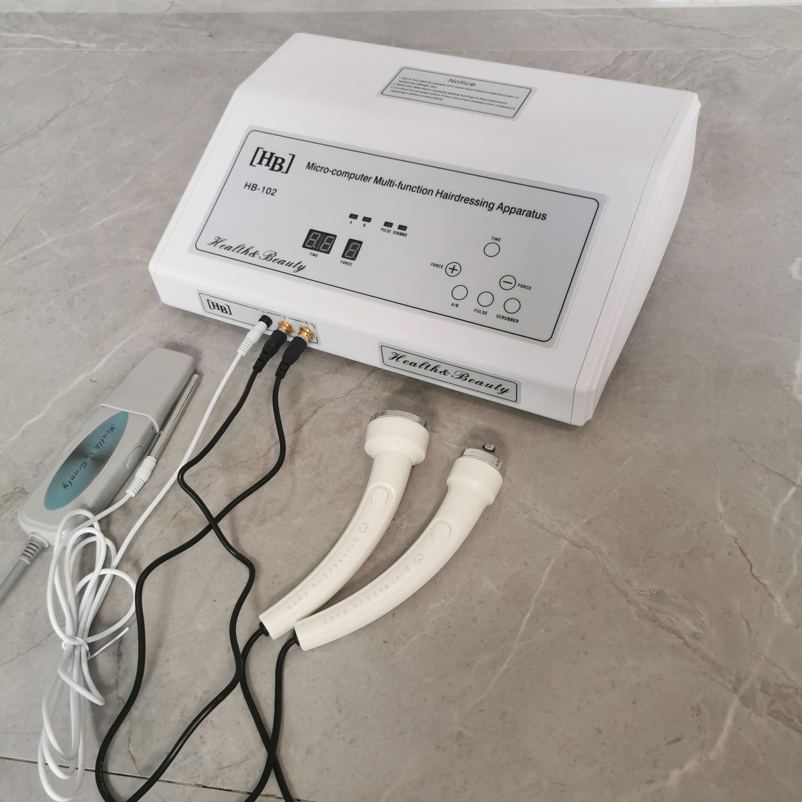 Espátula de Ultrasónico Facial Elimina Puntos Negros, Limpia en Profundidad y Levanta Dispositivo de Belleza con 2 Puntas para Mejorar la Absorción y Reducir Arrugas
