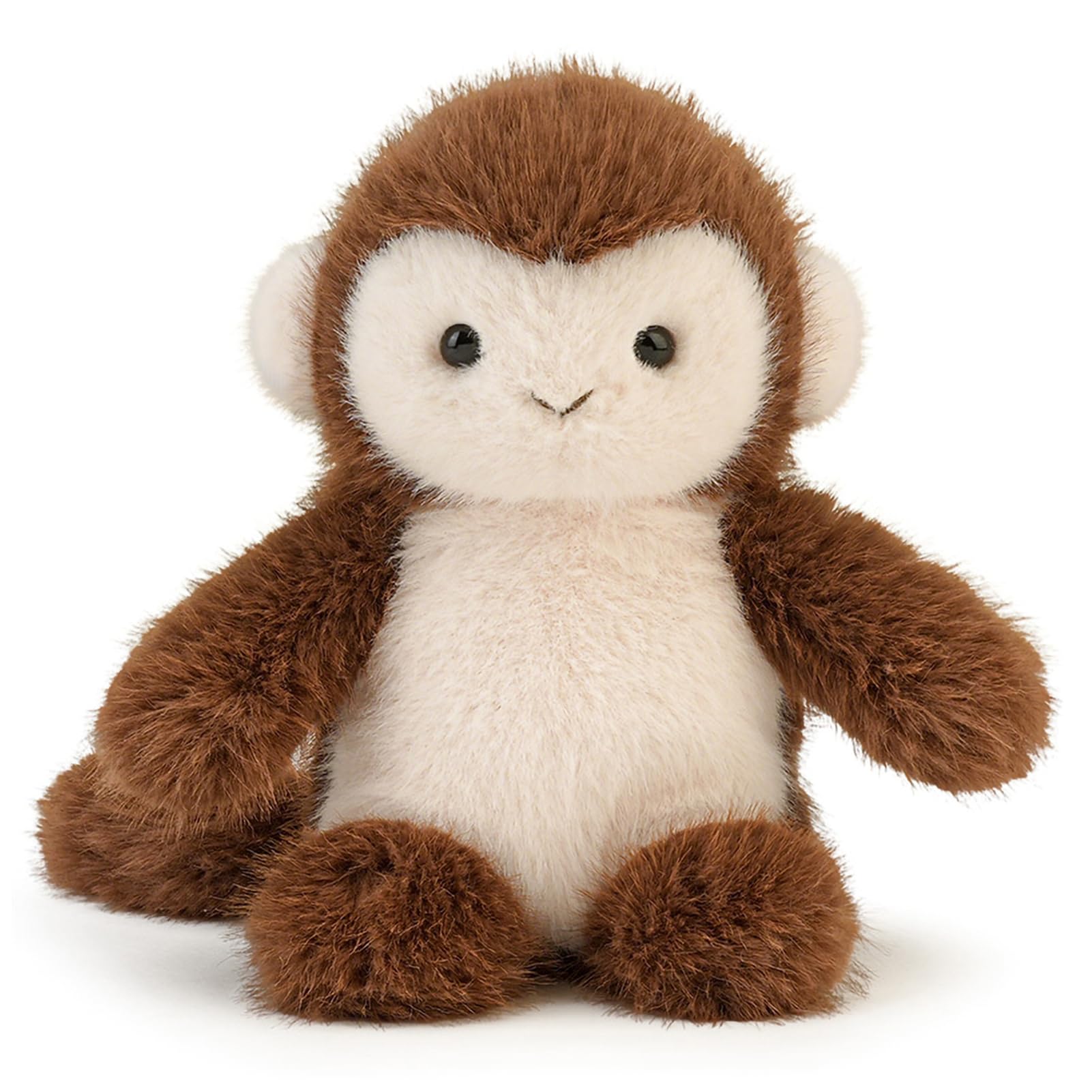 ABEARCAR Cute Monkey Stuffed Animal Plush Soft Monkey Stuffed Animals Plushies Toy Christmas Valentine's Day Birthday Gift for Kids Children Girls