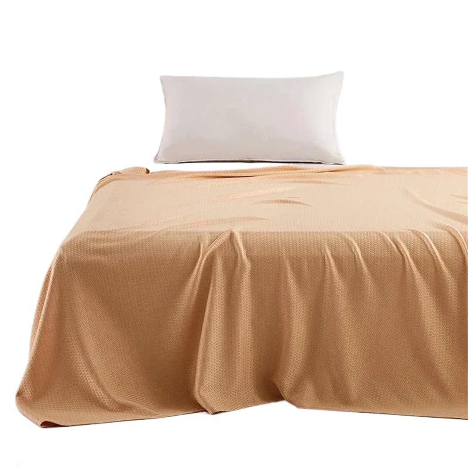 GSJNHY Cooling Blankets Summer Blanket Pure Plant Cooling Quilt Air Condition Comforter for summer(Brown,150x200cm)