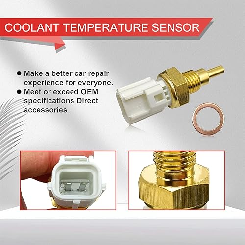 Miniatura 5 de Sensor de temperatura del refrigerante del motor, repuesto # 8942206010 compatible con Lexus ES300h GS460 LS600h T0yota 4Runner Tacoma Camry Corolla