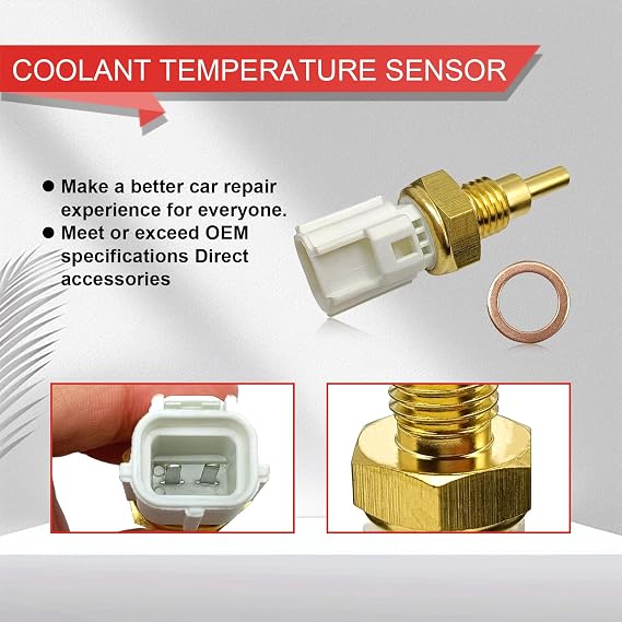 Engine Coolant Temperature Sensor, Replace# 8942206010 Compatible with Lexus ES300h GS460 LS600h T0yota 4Runner Tacoma Camry Corolla Highlander P0ntiac
