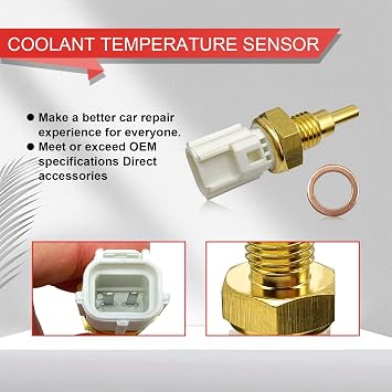 Engine Coolant Temperature Sensor, Replace# 8942206010 Compatible with Lexus ES300h GS460 LS600h T0yota 4Runner Tacoma Camry Corolla Highlander P0ntiac