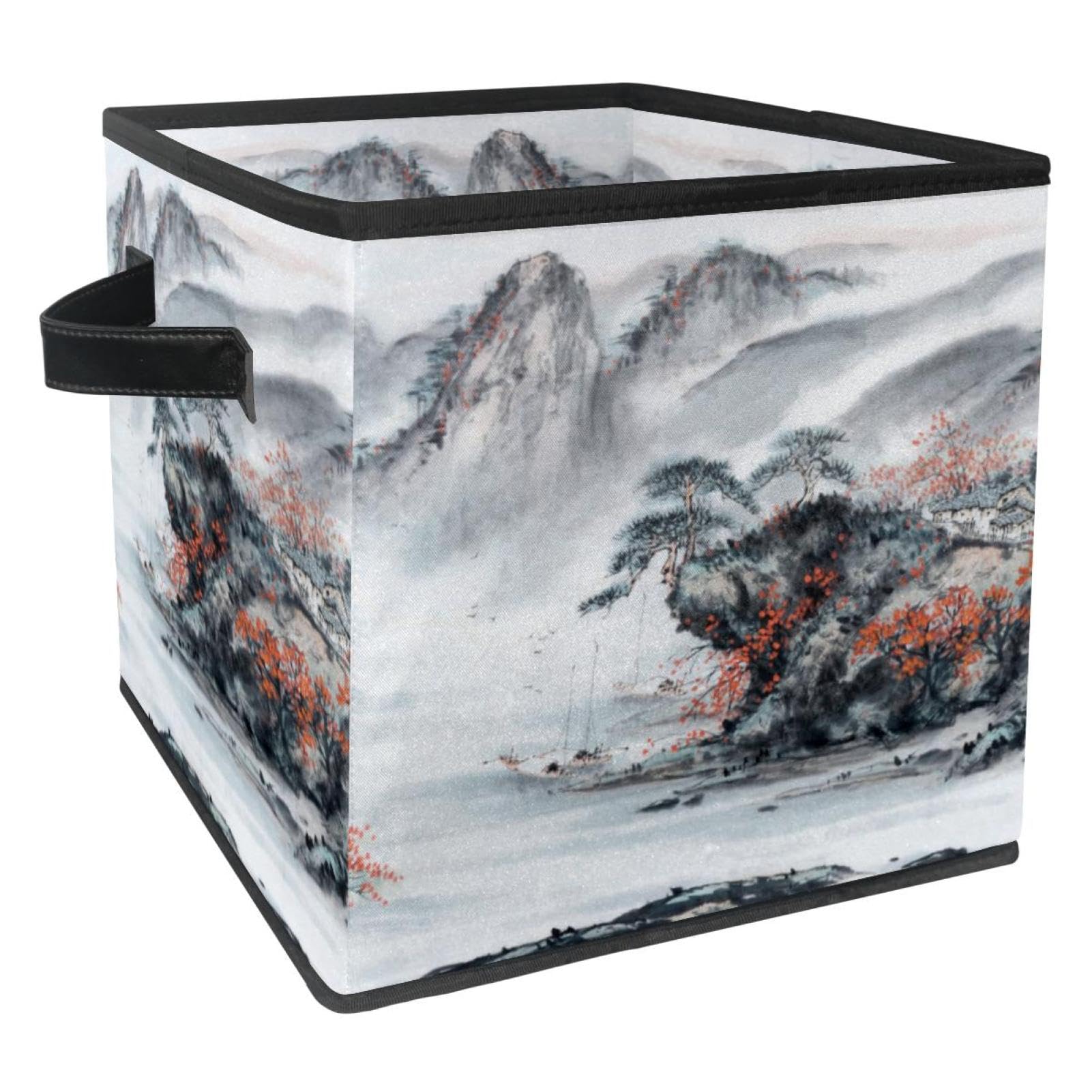 Boîte de rangement pliable cube tissu dressing armoire livre enfant