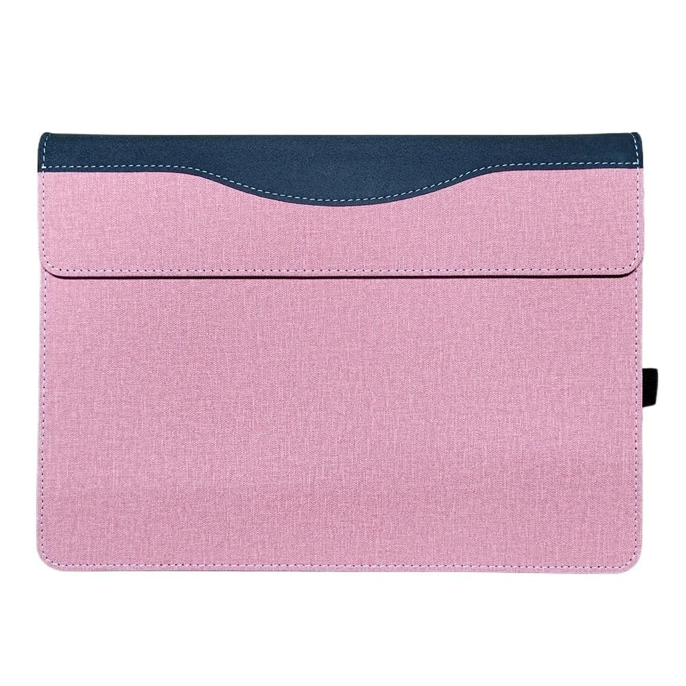 Custodia protettiva in similpelle rimovibile for notebook e PC, adatta for Microsoft Surface Laptop 7 da 13,8 pollici 2024(Pink)