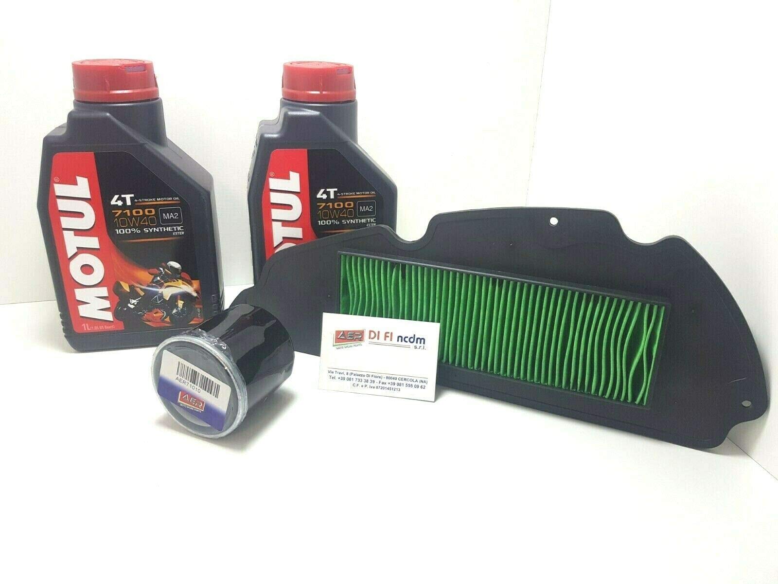 Kit de revisión 7100 10W40, filtro de aceite y aire SH 300 2007 2008 2009 2010 2011 2012 2013 2014 2015 2016