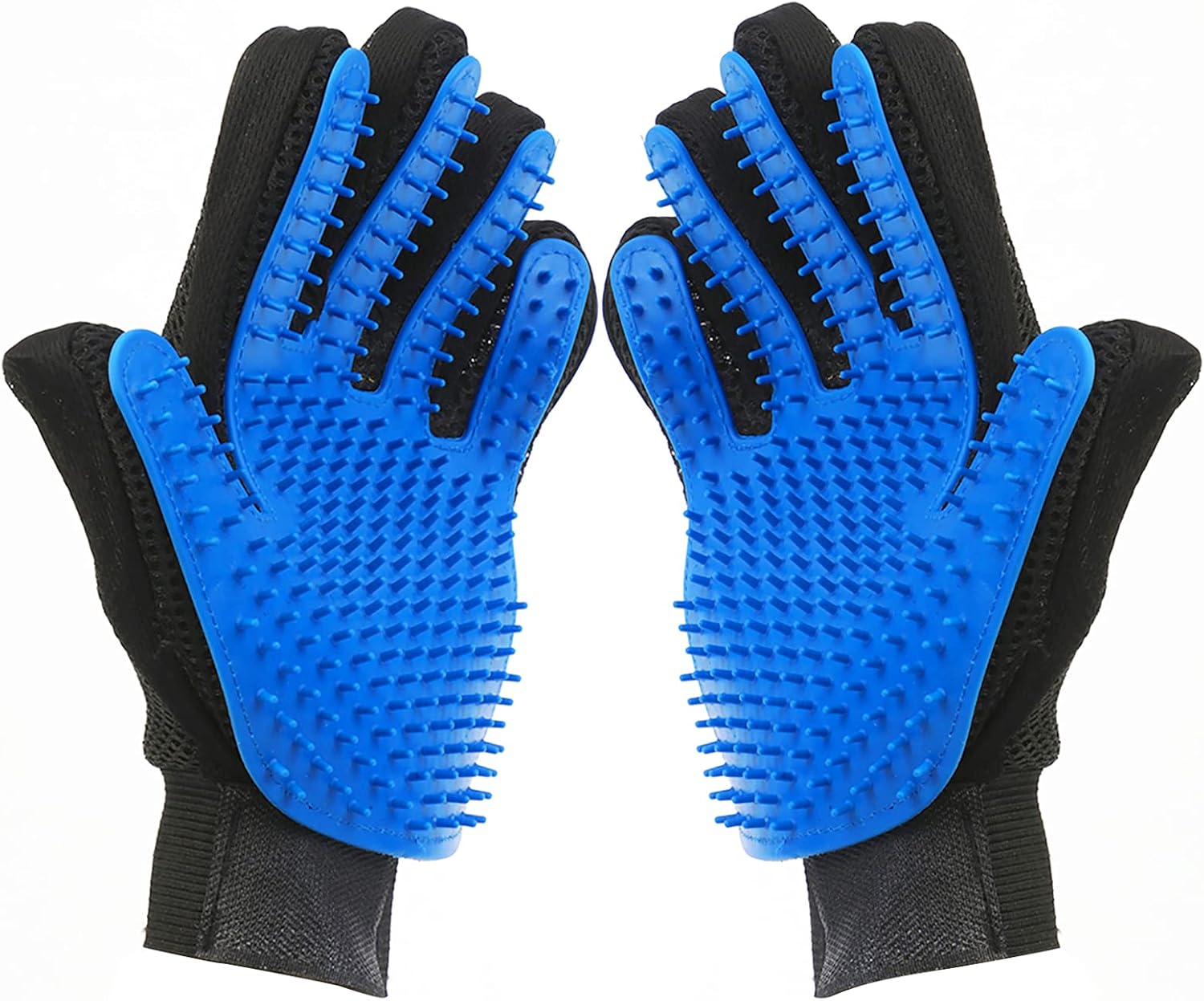 Pet Grooming Glove Hair Remover Brush Cat Brushes Gloves Gentle Deshedding for Dogs,Cats with Long & Short Fur,Efficient Pets Hair…