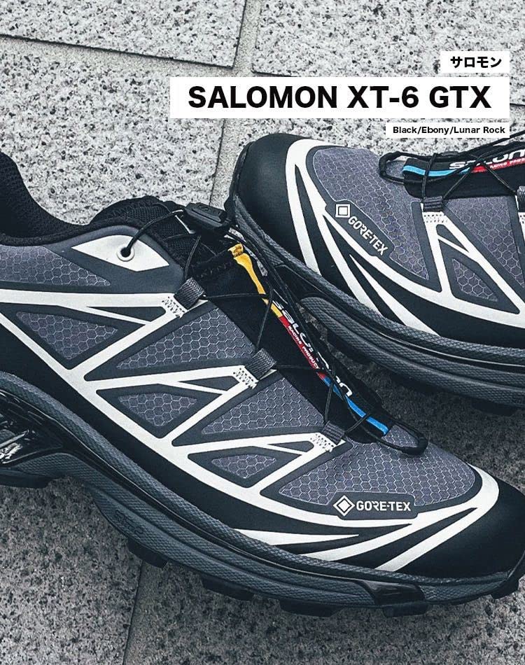 SALOMON XT-6 GTX エボニー　27cm SALOMON XT-6 GTX エボニー27cm