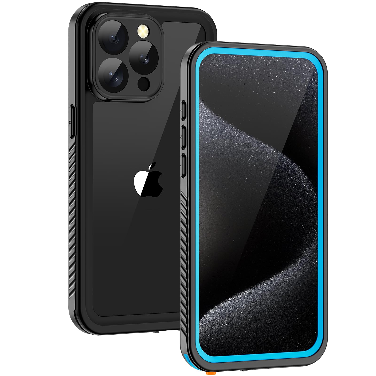 Nineasy for iPhone 15 Pro Max Case, [IP68 Waterproof] [Real 360 Full Body] iPhone 15 Pro Max Phone Case with Built-in Screen Protector, Shockproof