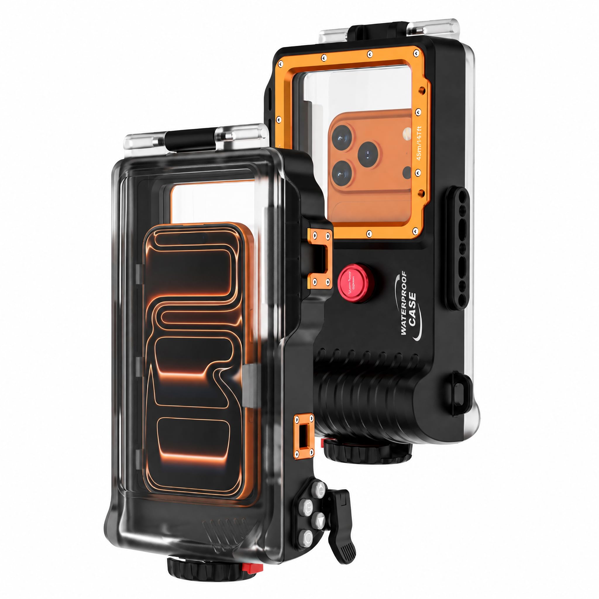 Sinkry Custodia professionale per telefono subacquea da 147ft / 45 m, per snorkeling, nuoto, custodia impermeabile compatibile con iPhone/Samsung/Google