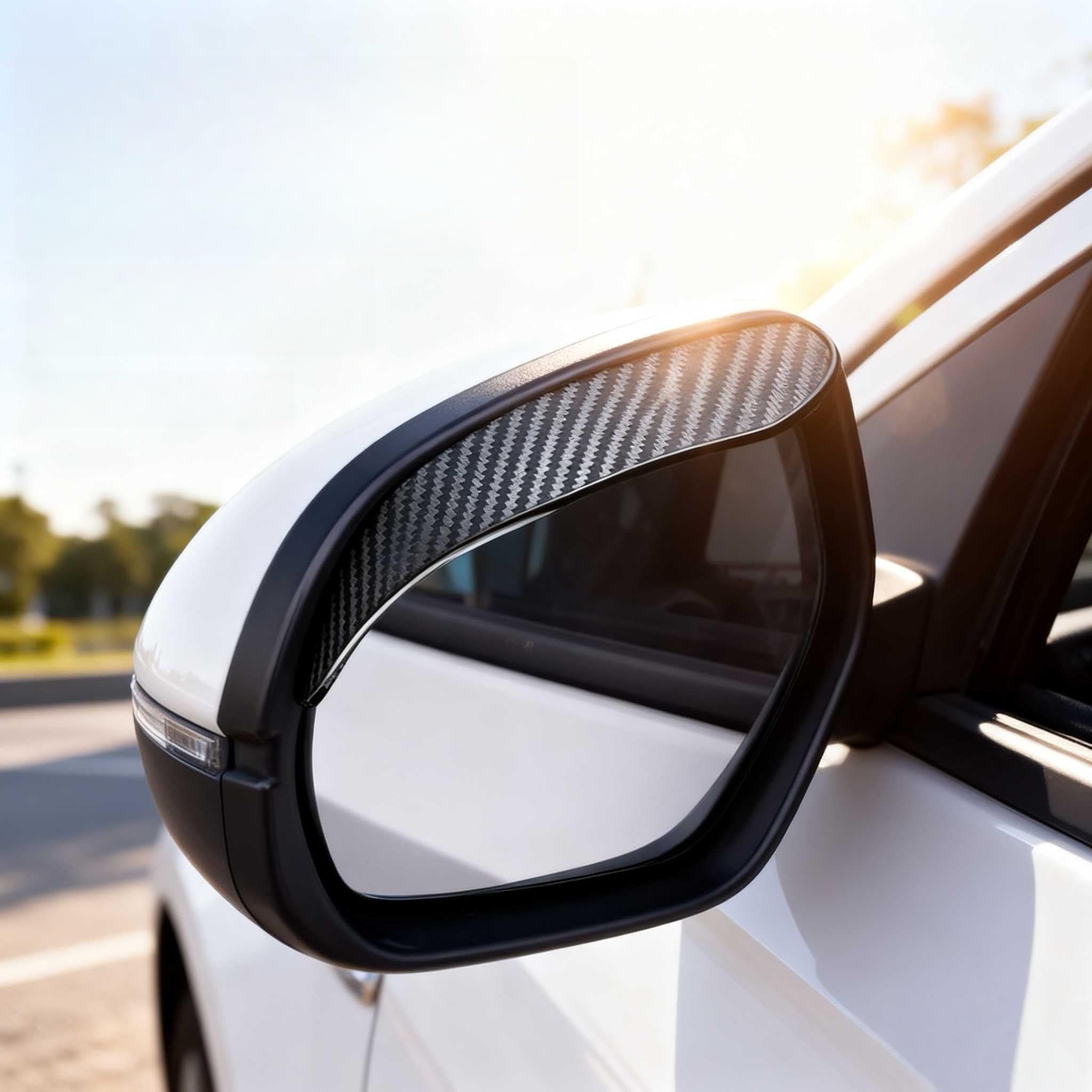 2 Pcs Car Side Wing Mirror Rain Protector Cover Cap for Explorer EV 2025 2024, Car Side Mirror Protector, Weatherproof Protection Easy Fit for Vehicles