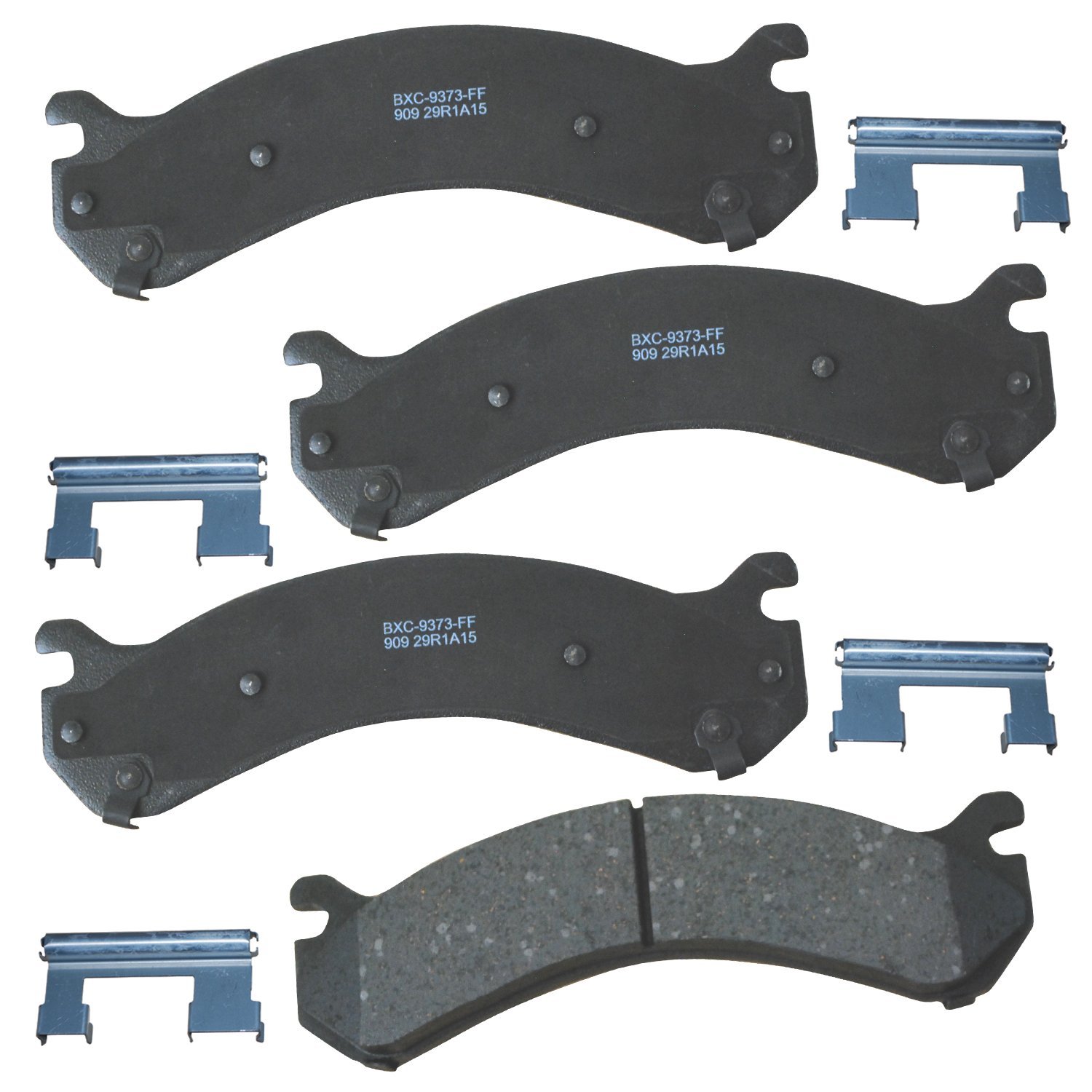 Bendix Premium SBC909 Ceramic Rear Brake Pads for Select Models Chevrolet Silverado 2500, 3500, 3500 Classic, HD, GMC Sierra HD