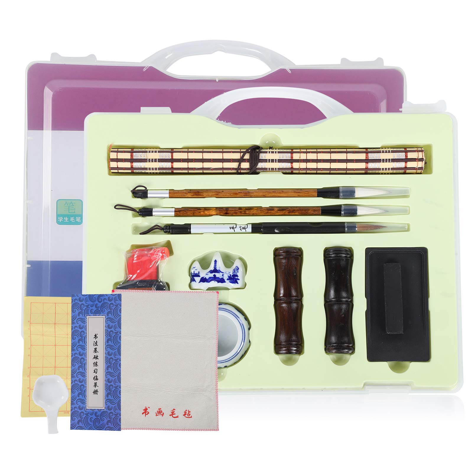 Chinesisches Kalligraphie-Set für Anfänger, Starter-Set mit 21