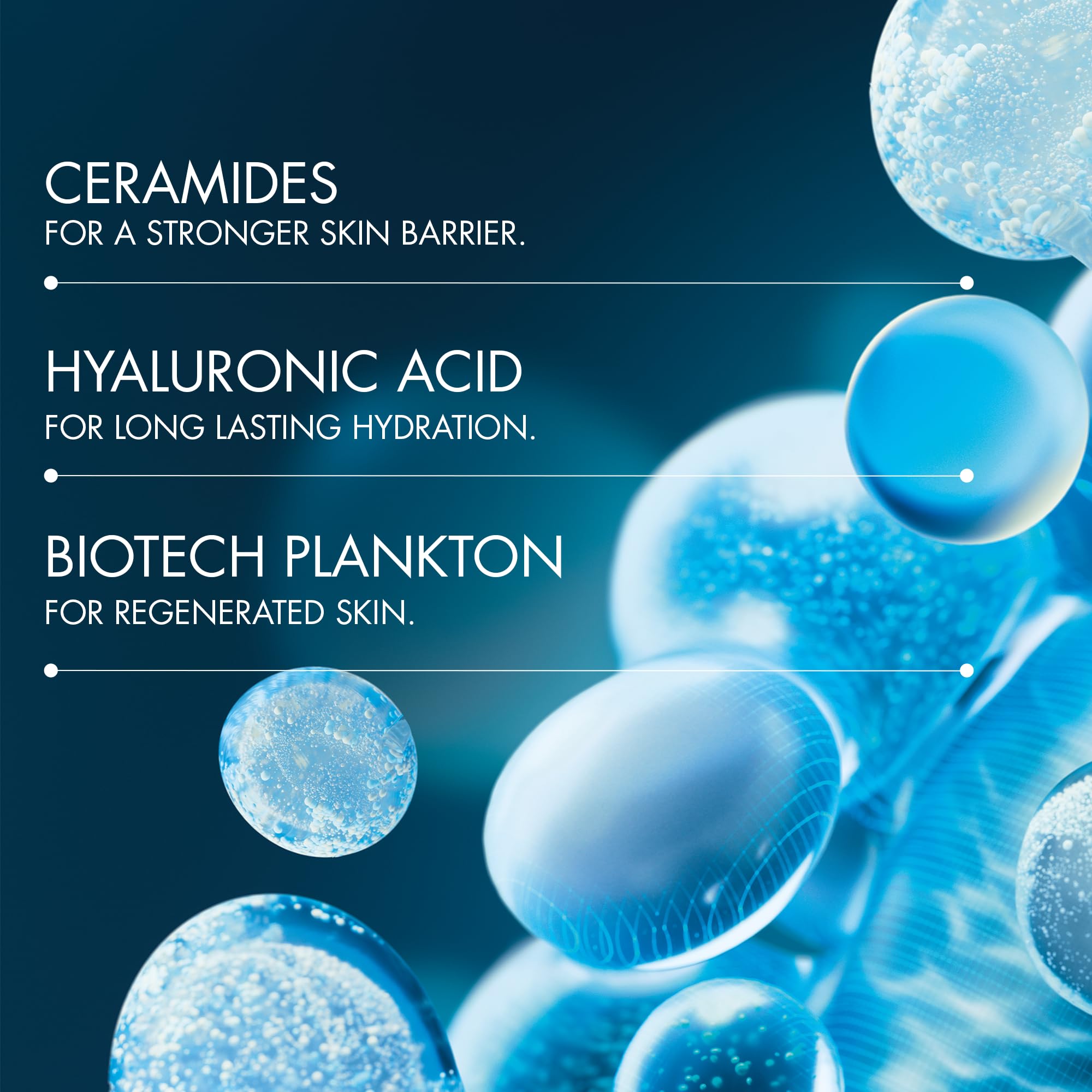 Biotherm Aquasource Hydra Barrier Cream, Lightweight And Fast-Absorbing Face Moisturizer for a Stronger Skin Barrier, with Biotech Plankton, Bio-Ceramides and Hyaluronic Acid