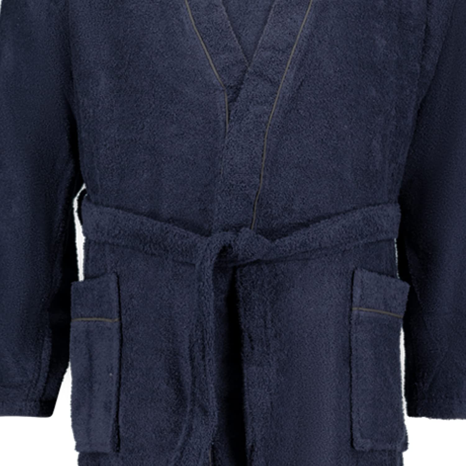 ADAMO Bademantel für Herren in Navy große Größen 2XL-12XL