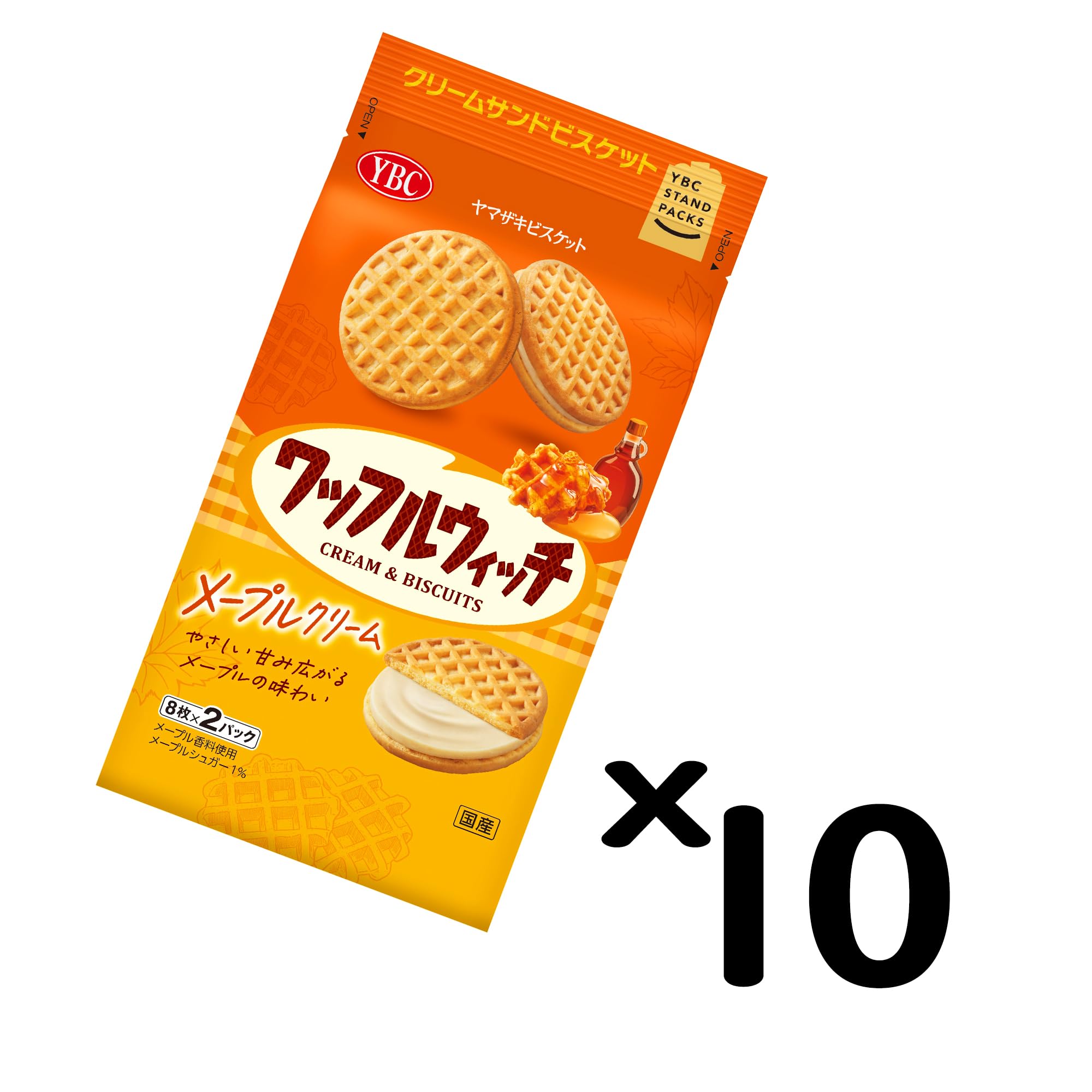 Amazon.co.jp: ヤマザキビスケット ワッフルウィッチメープルクリーム