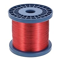 Vista 12 de MECCANIXITY Cable magnético de 20 AWG, cables de cobre esmaltado calibre 20, bobina magnética de 16 onzas para motor transformador eléctrico, grado