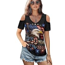 Women Summer Casual Tops Scoop Neck Cold Shoulder Short Sleeve 2026 Loose Fit Basic Tee Shirts